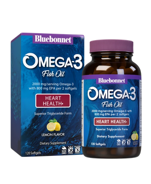 Bluebonnet Omega-3 Heart Formula Fish Oil softgels
