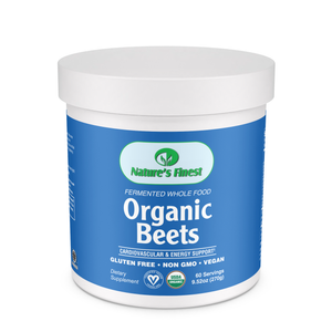 Nature's Finest Organic Fermented Beet Root Powder - 60 Servings