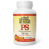 Natural Factors PS Phosphatidylserine 100mg - 60 Softgels