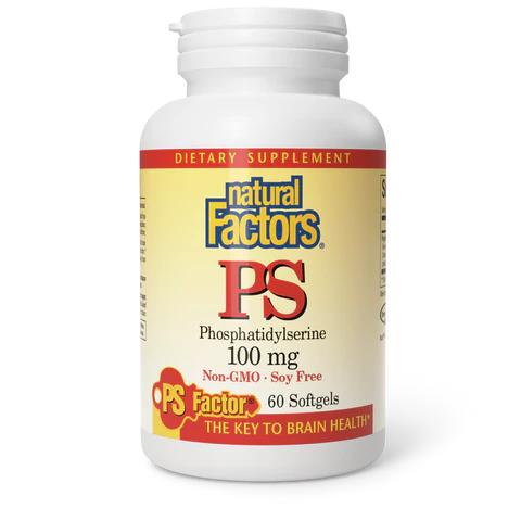 Natural Factors PS Phosphatidylserine 100mg - 60 Softgels