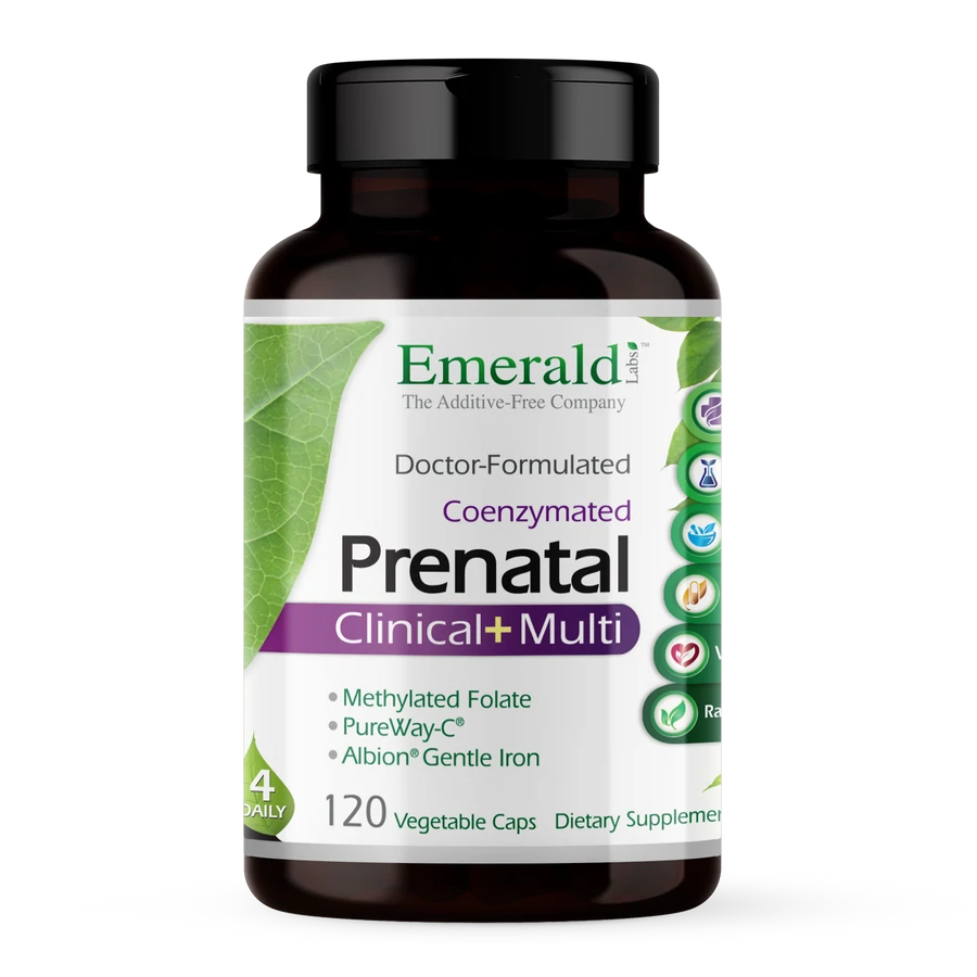 Emerald Labs Prenatal Clinical Multi 120 Veg Caps