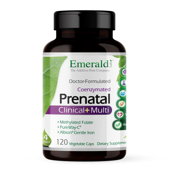 Emerald Labs Prenatal Clinical Multi 120 Veg Caps