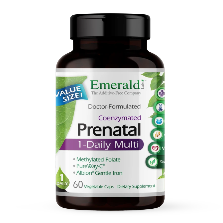 Emerald Labs Prenatal 1-Daily Multi 60 vcaps