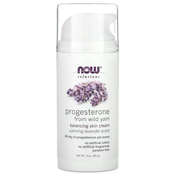 NOW Progesterone Cream Lavender - 3oz