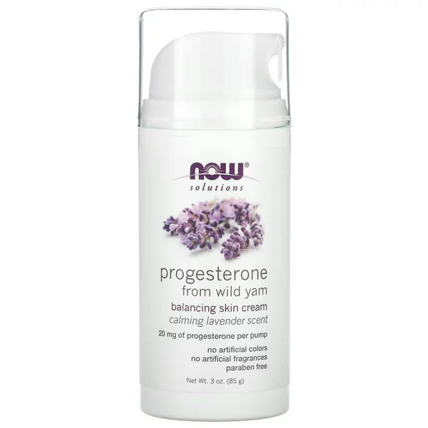NOW Progesterone Cream Lavender - 3oz
