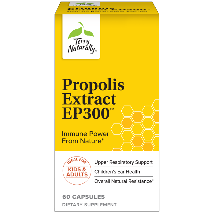 Terry Naturally Propolis Extract - 60 Capsules