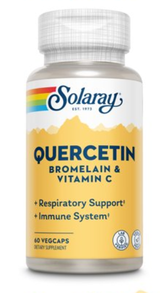 Solaray Quercetin, Bromelain, and Vitamin C 60 veg caps