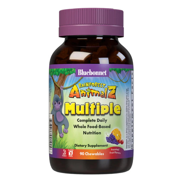 Bluebonnet Rainforest Animalz Multi-Vitamin - 90 Fruit Chewables