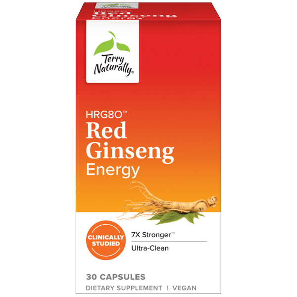 Terry Naturally Red Ginseng Energy - 30 Capsules