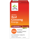 Terry Naturally Red Ginseng Energy - 30 Chew Tablets