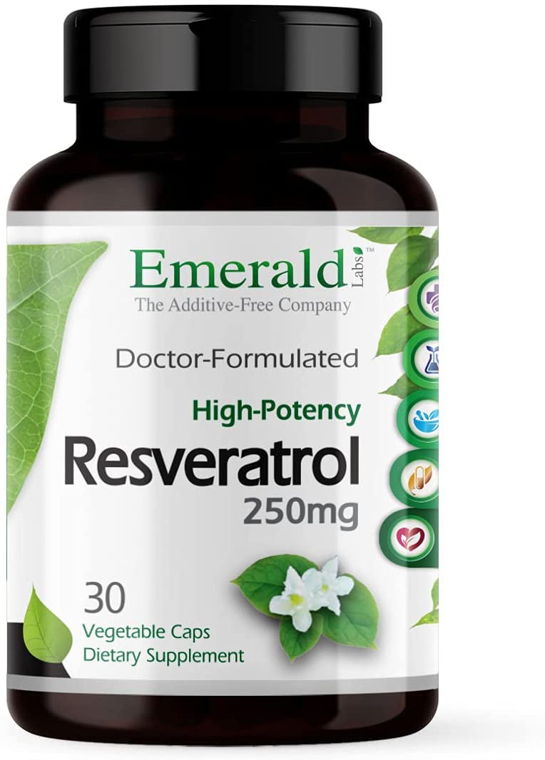 Emerald Labs Resveratrol Hi-Potency 250 mg 30 vcaps