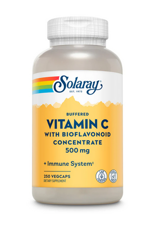 Solaray Timed Release Vitamin C w/ Rose Hips & Acerola 1000mg - 250 Veg Caps
