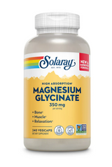 Solaray Magnesium Glycinate 350mg - 240 Veg Caps