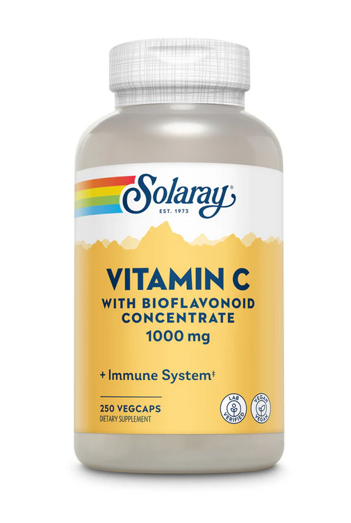 Solaray Vitamin C with Bioflavonoid Concentrate 1000mg - 250 Veg Caps