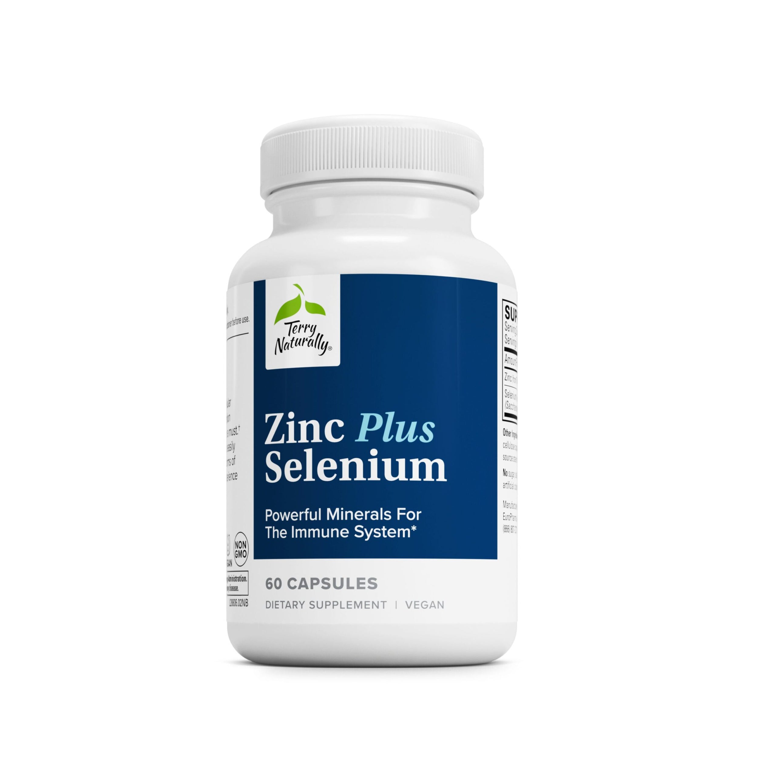 Terry Naturally Zinc Plus Selenium - 60 capsules