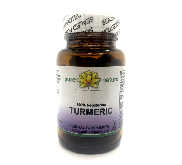 Pure Nature Turmeric - 60 Veg Caps