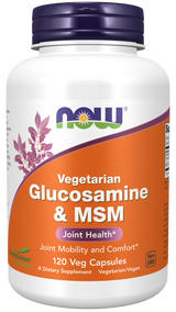 NOW Glucosamine & MSM (Vegetarian) - 120 Veg Caps