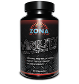 Zona Valley Virility Testosterone Support - 90 Capsules