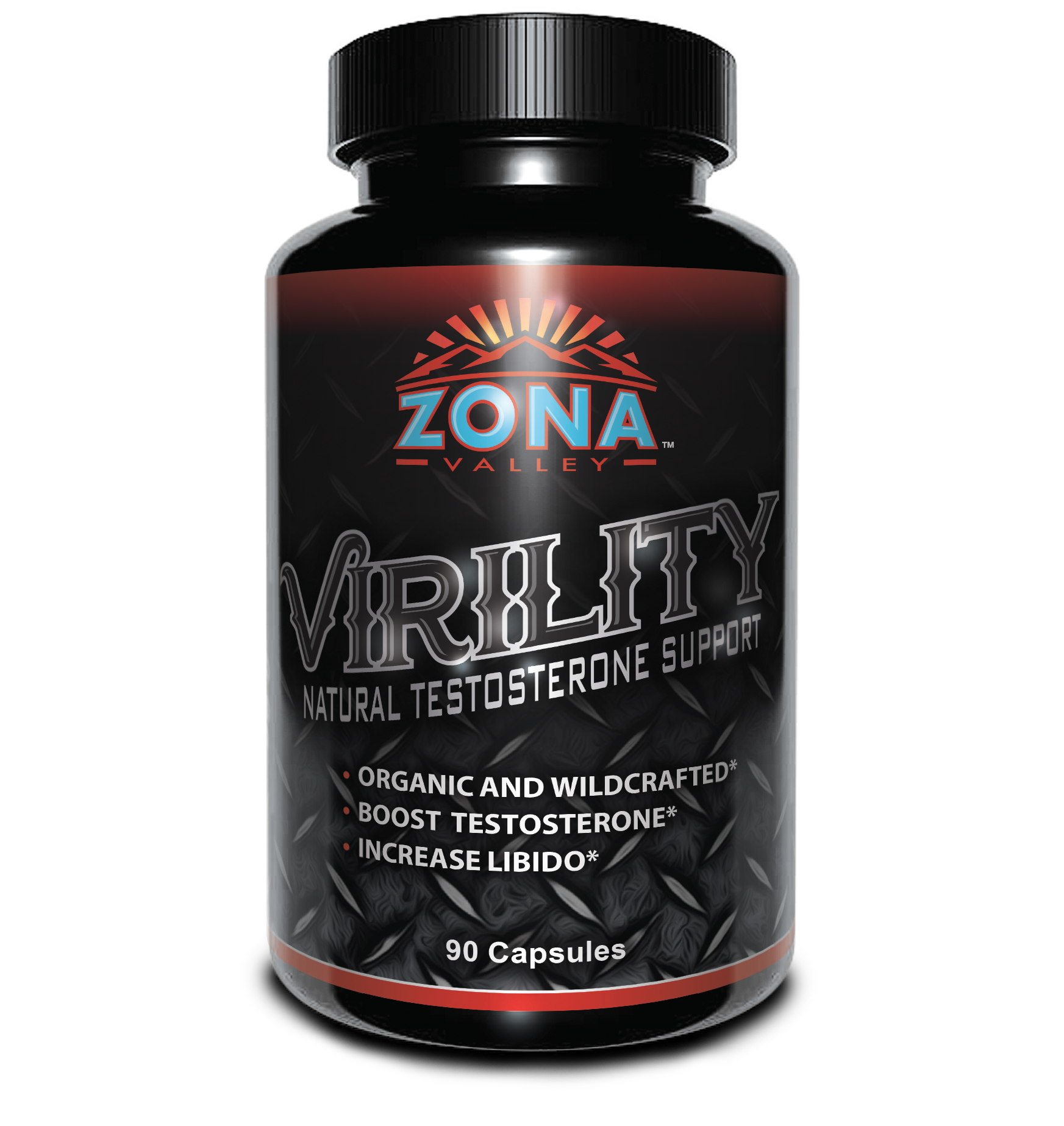 Zona Valley Virility Testosterone Support - 90 Capsules