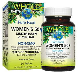 Natural Factors Whole Earth & Sea Women's 50+ Multivitamin