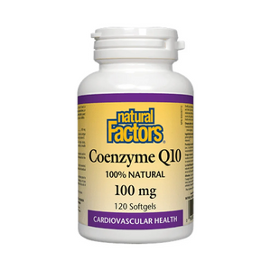 Natural Factors Coenzyme Q10 100 mg 120 Softgels