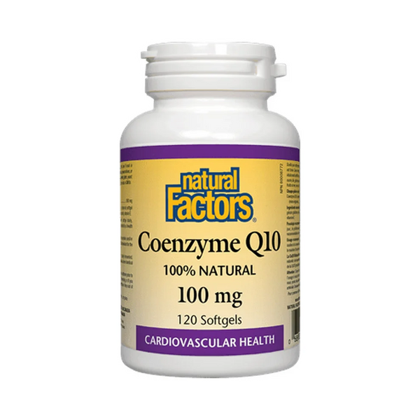 Natural Factors Coenzyme Q10 100 mg 120 Softgels