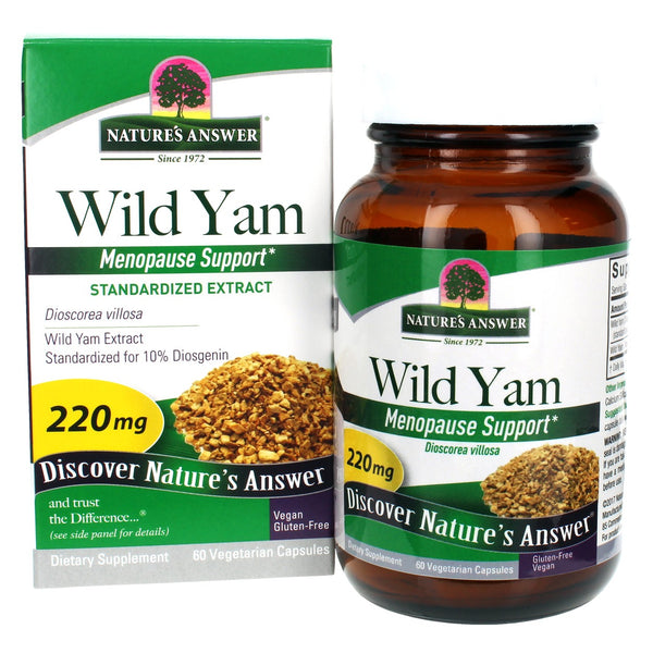 Nature's Answer Wild Yam Root Extract 60 capsules