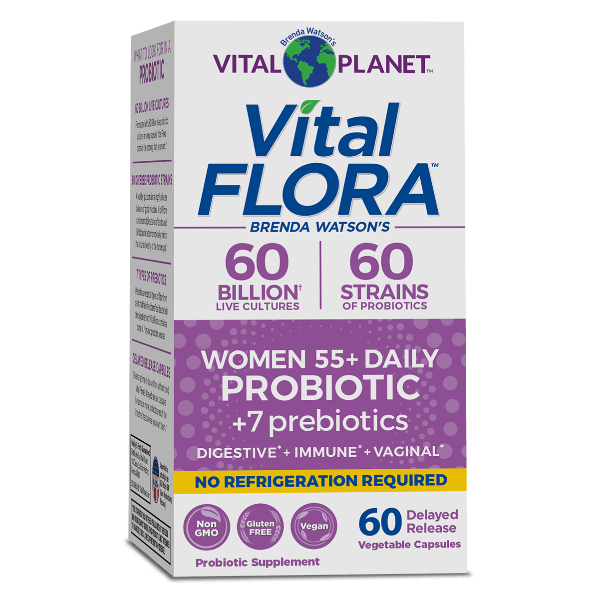 Vital Flora Women 55+ Probiotic - 60 capsules