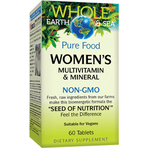 Natural Factors Whole Earth and Sea Women's Multivitamin - 60 tablets