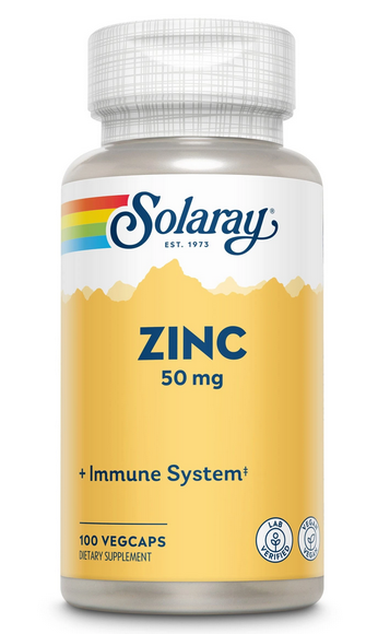 Solaray Zinc 50mg 100 veg caps