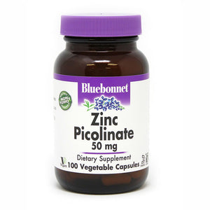 Bluebonnet Zinc Picolinate 50mg 100 vegcaps