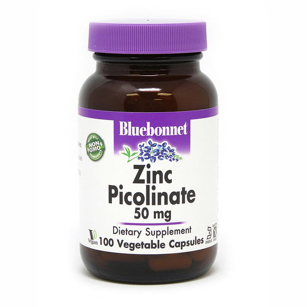 Bluebonnet Zinc Picolinate 50mg 100 vegcaps