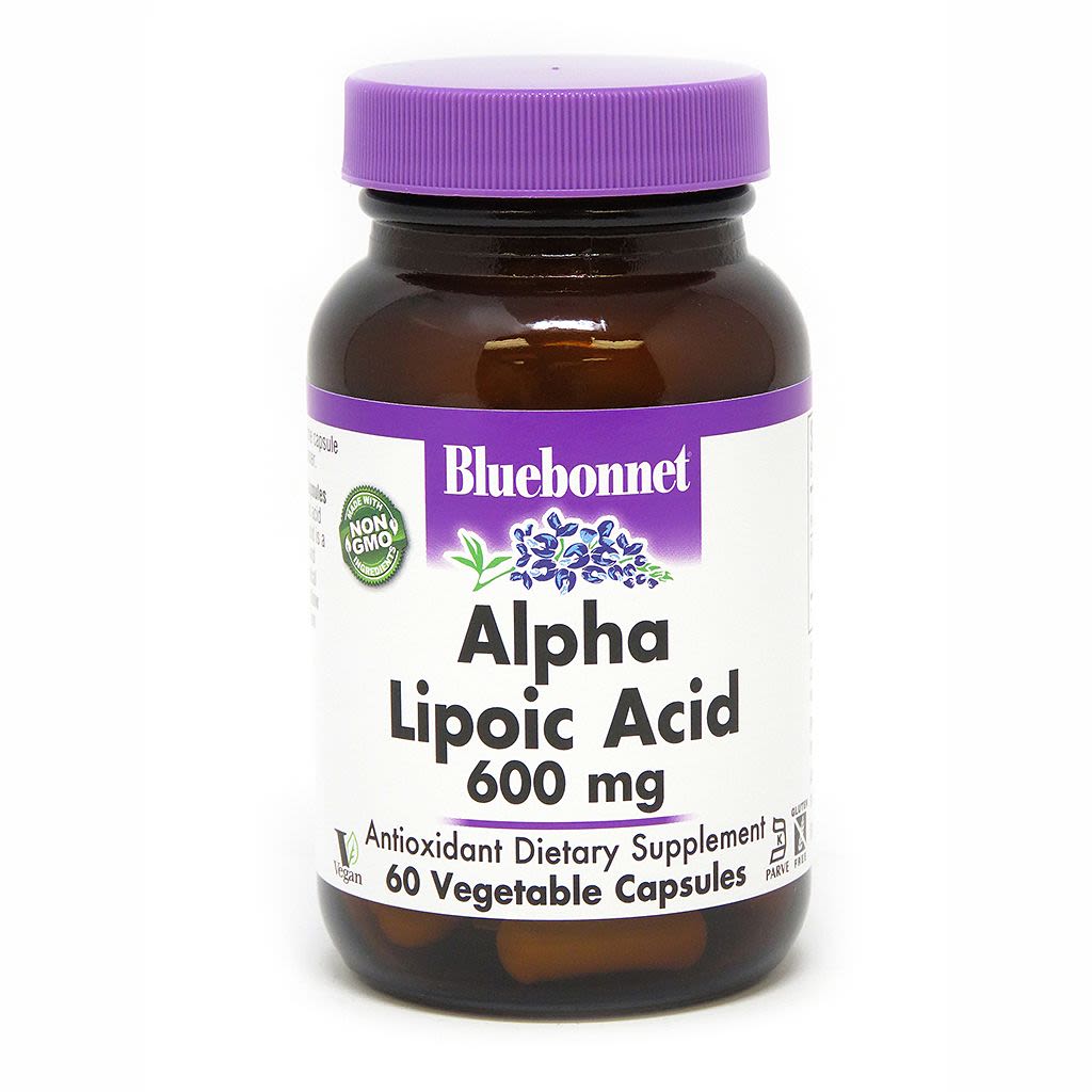 Bluebonnet Alpha Lipoic Acid 600 mg 60 vegcaps