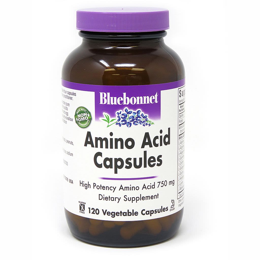 Bluebonnet Amino Acid 750 mg 120 vegcaps