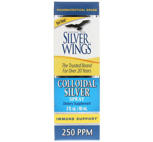 Silver Wings Colloidal Silver 250 PPM 2 oz. Spray