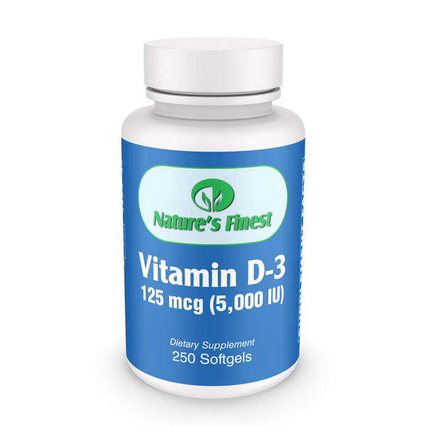 Nature's Finest Vitamin D3 5,000 IU