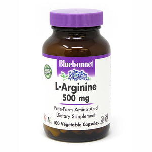 Bluebonnet L-Arginine 500mg 100 vegcaps