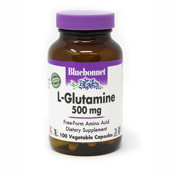 Bluebonnet L-Glutamine 500 mg - 100 vegcaps