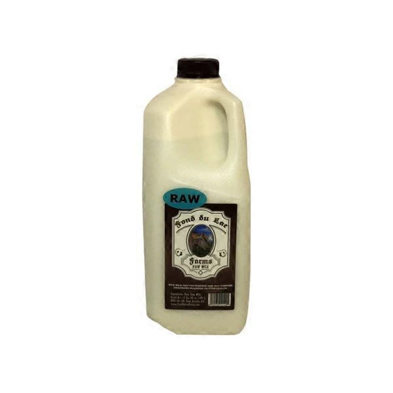 Fon du Lac Farms Raw Milk - Half Gallon