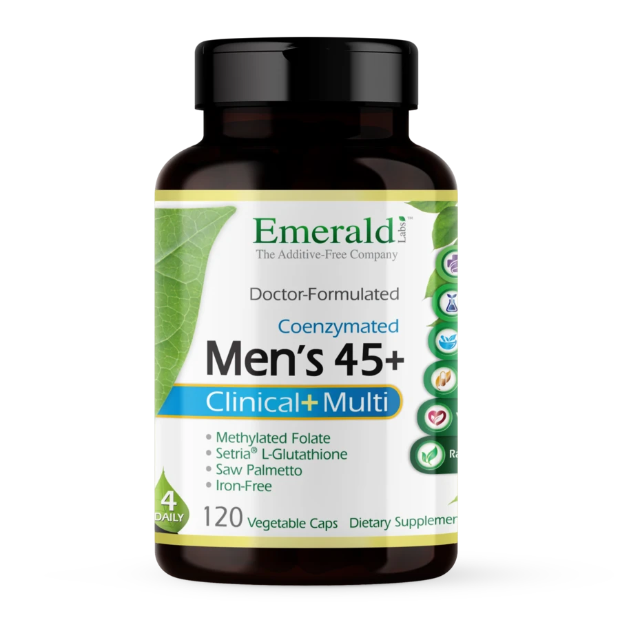 Emerald Labs Men's 45+ Clinical Multi-Vitamin 120 vegcaps