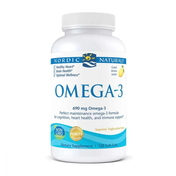 Nordic Naturals Omega-3 Fish Oil 120 softgels