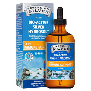 Sovereign Silver Bio-Active Silver Hydrosol – Dropper-Top 8oz