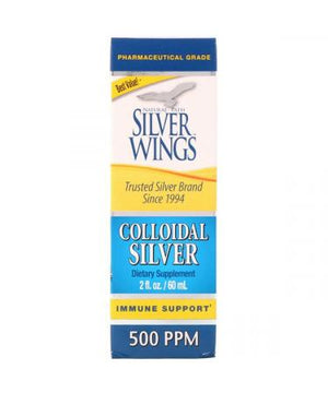 Silver Wings Colloidal Silver 500 PPM 2 oz. Spray