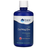 Trace Minerals Liquid Cal/Mag/Zinc Strawberry Flavor - 32 oz