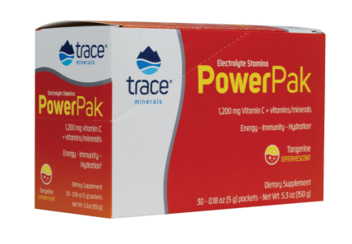 Trace Minerals PowerPak Tangerine 30 Packets