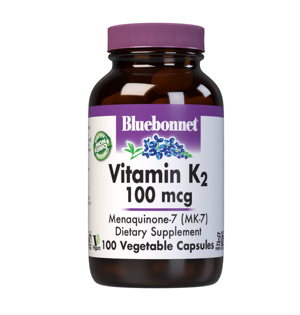 Bluebonnet Vitamin K2 100mcg - 100 vegcaps