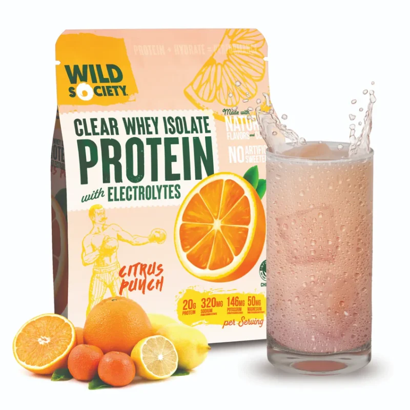 Wild Society Citrus Punch Clear Whey Isolate Protein