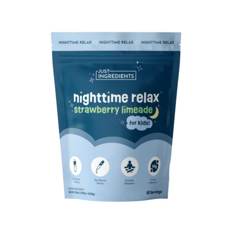 Just Ingredients Nighttime Relax For Kids, Strawberry Limeade